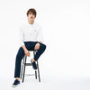 Men's Long-sleeve L.12.12 Polo Shirt White
